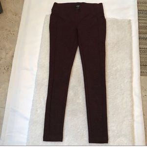 LOFT Pants - Ann Taylor LOFT Petites Size XXSP Maroon Leggings LOFT Pants - Ann Taylor LOFT Petites Size XXSP Maroon Leggings